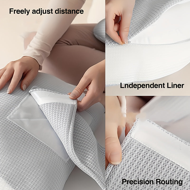 Adjustable Pregnancy Pillow | Ergonomic Maternity Support – Side Sleepers, Stomach Sleepers