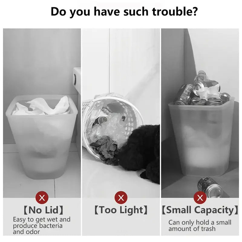 15L Odour-Sealing Trash Can with Elevated Legs – Kitchen, Living Room