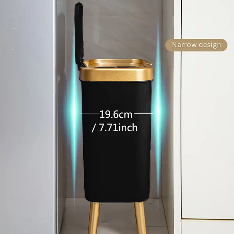 15L Odour-Sealing Trash Can with Elevated Legs – Kitchen, Living Room