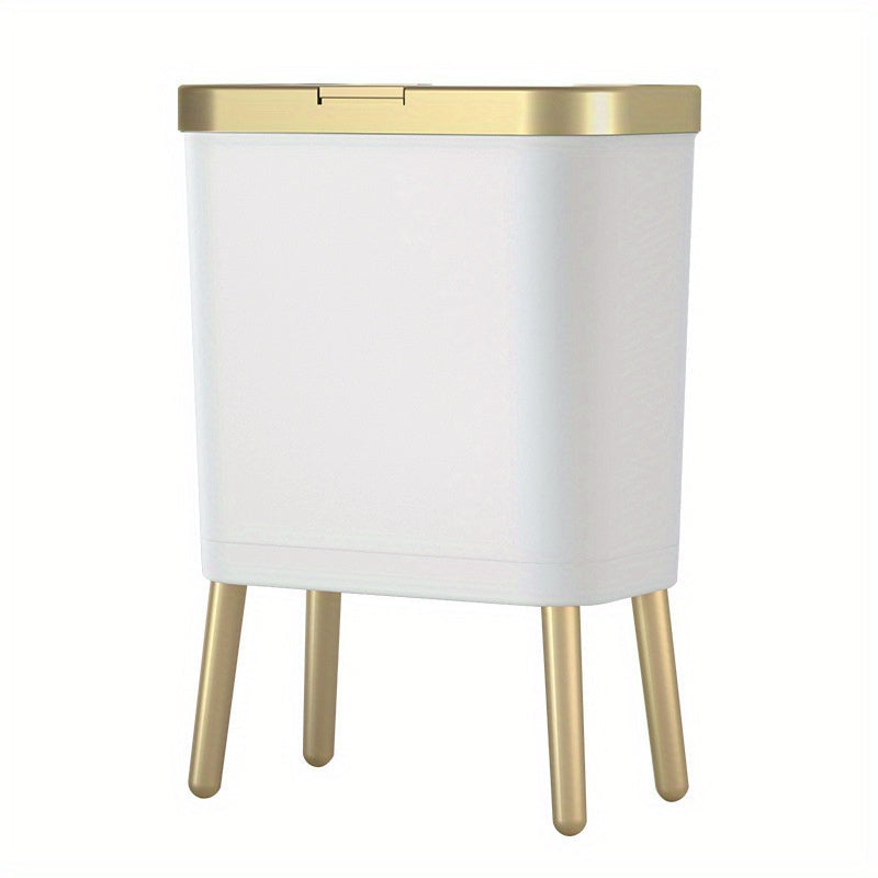 15L Odour-Sealing Trash Can with Elevated Legs – Kitchen, Living Room