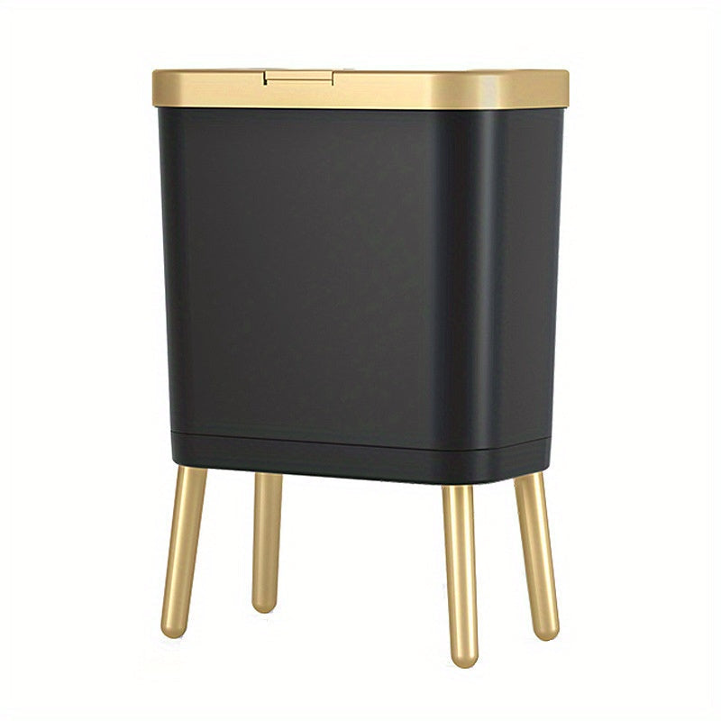 15L Odour-Sealing Trash Can with Elevated Legs – Kitchen, Living Room