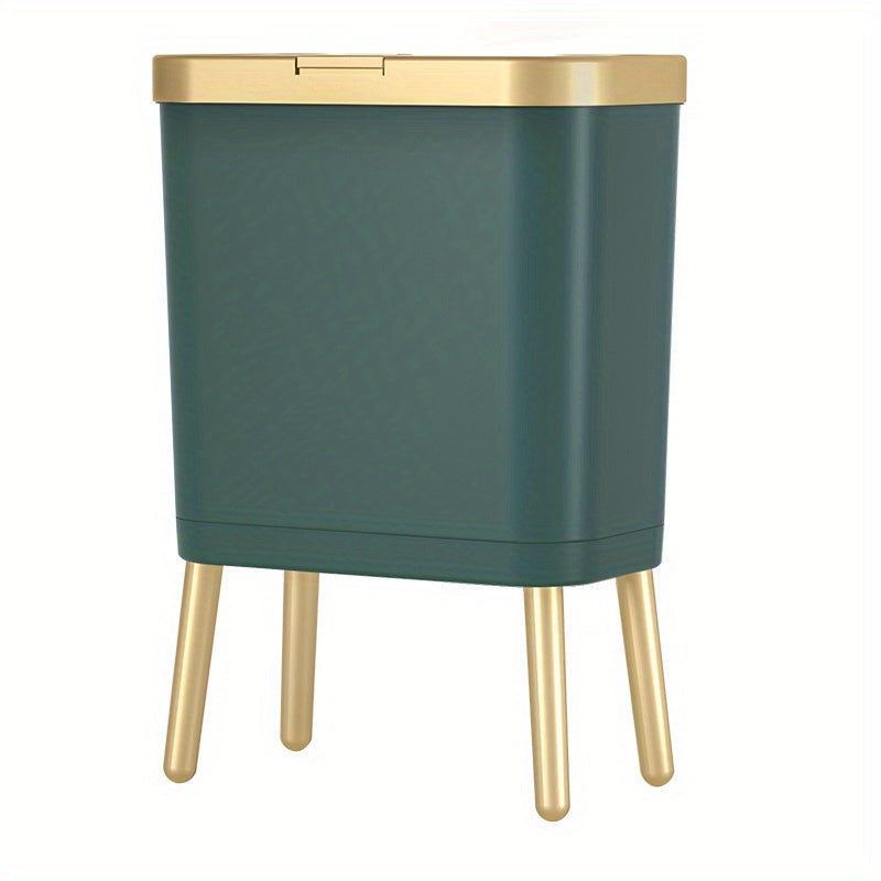 15L Odour-Sealing Trash Can with Elevated Legs – Kitchen, Living Room