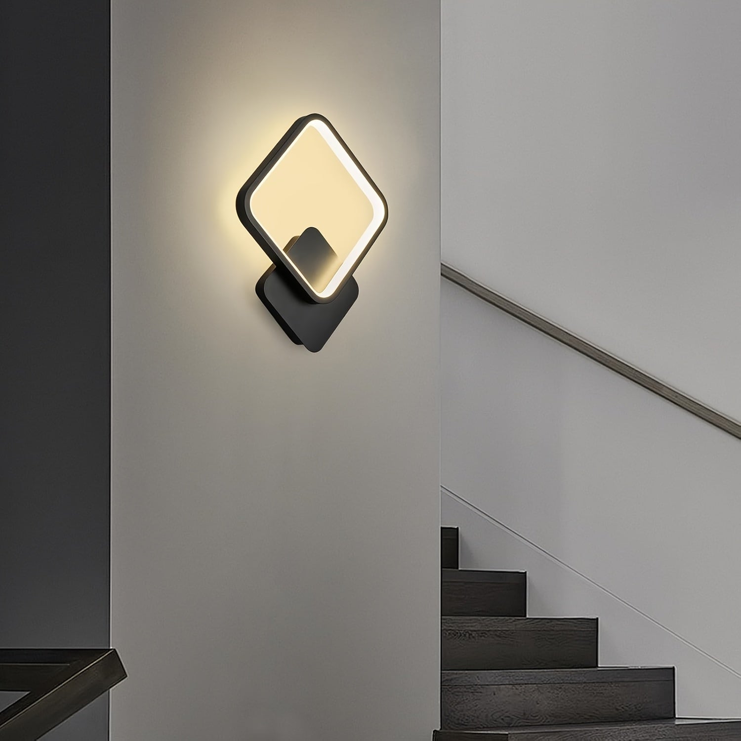 Modern Square LED Wall Lamp | Minimalist Design – Home Decor, Ambient Lighting