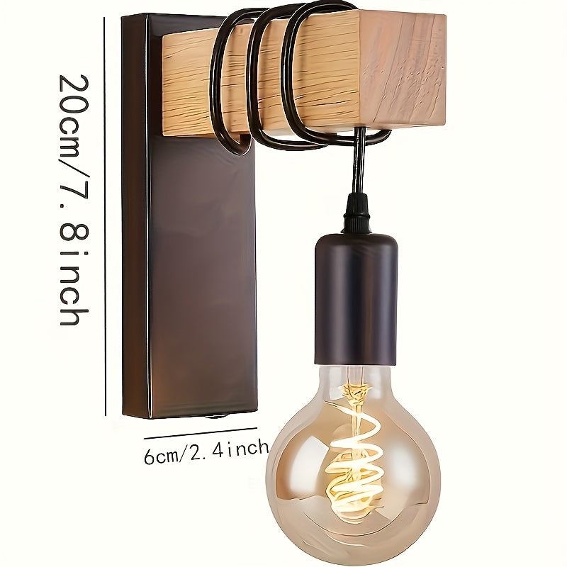 Modern Industrial Wall Sconce E27 Base Metal Finish – Home Decor, Lighting Solution