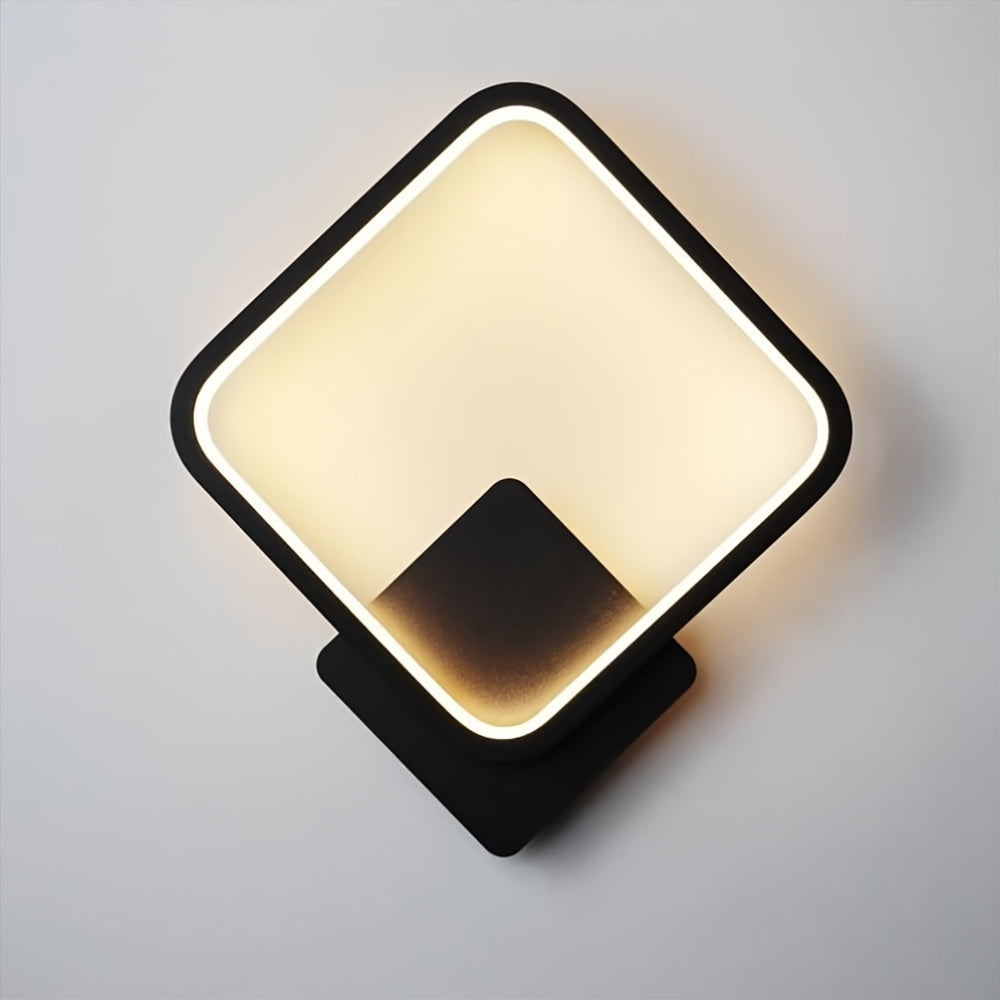 Modern Square LED Wall Lamp | Minimalist Design – Home Decor, Ambient Lighting