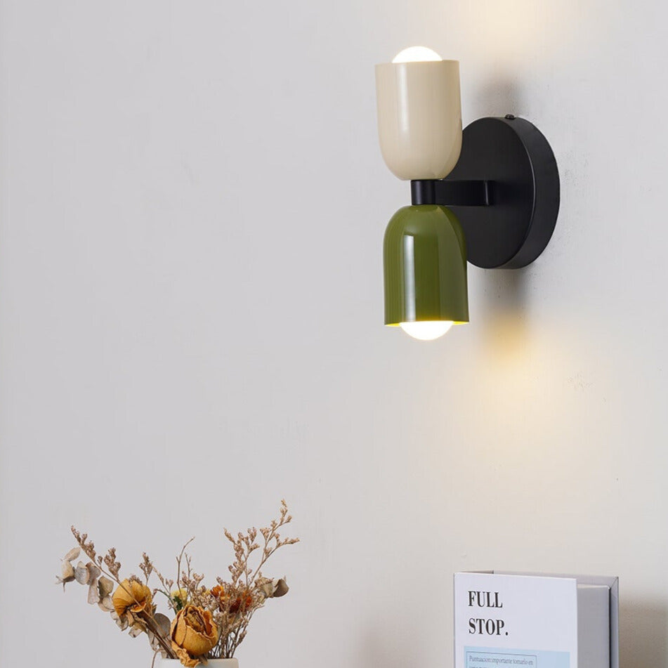 Nordic Wall Lamp | Colorful Macaron Design – Bedroom, Home Decor