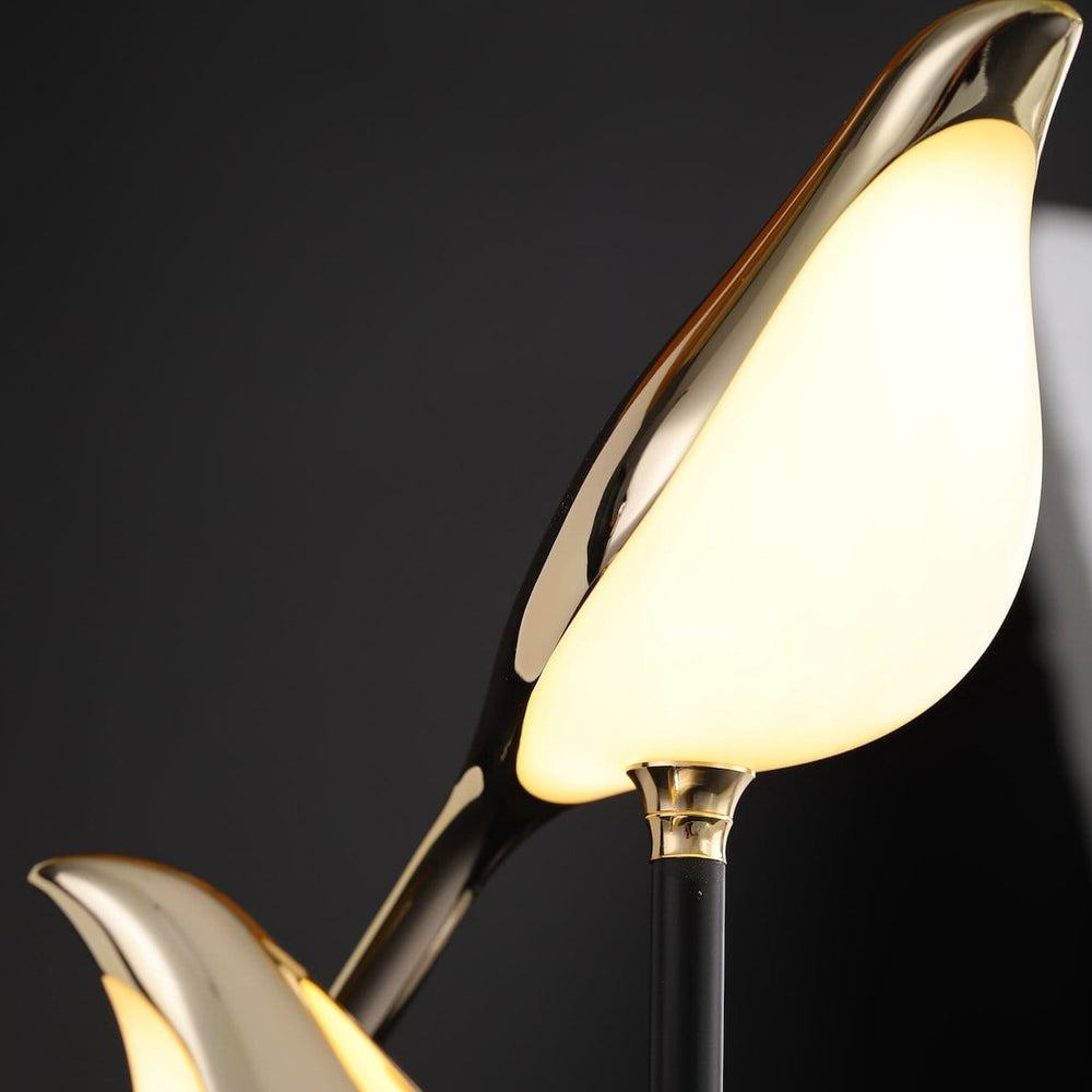 Golden Birdlight Wall Lamp | Modern LED Sconce – Home Decor, Ambient Lighting