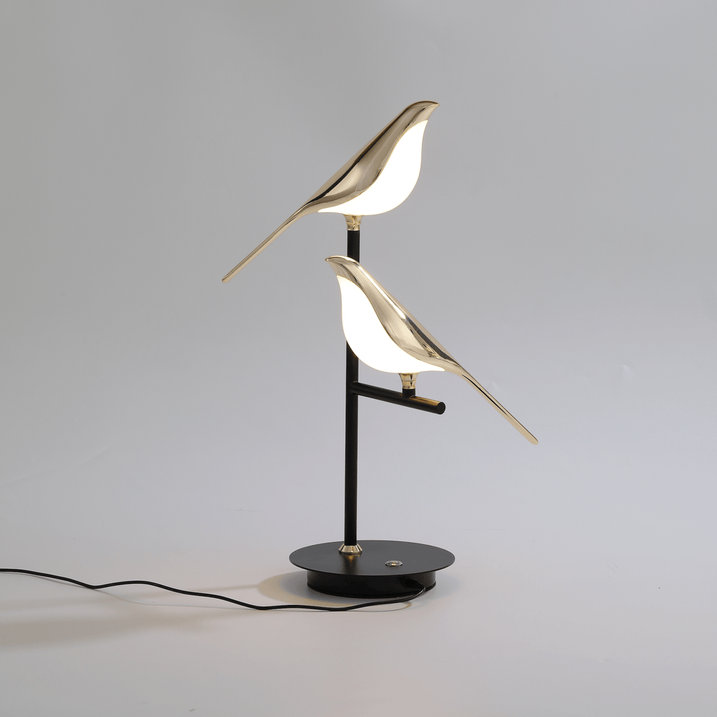 Golden Birdlight Wall Lamp | Modern LED Sconce – Home Decor, Ambient Lighting