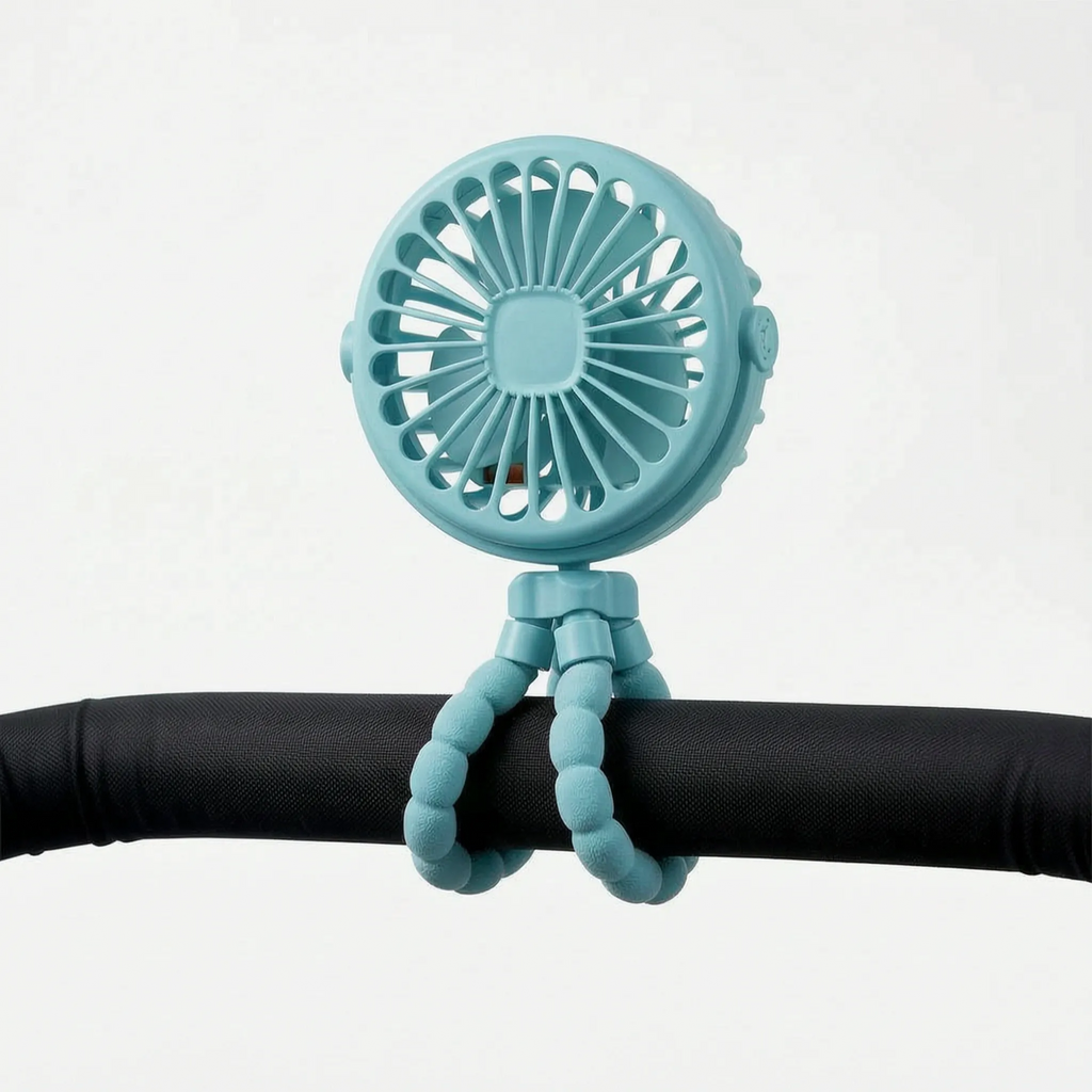 Compact Tripod Fan – Home Office, Travel