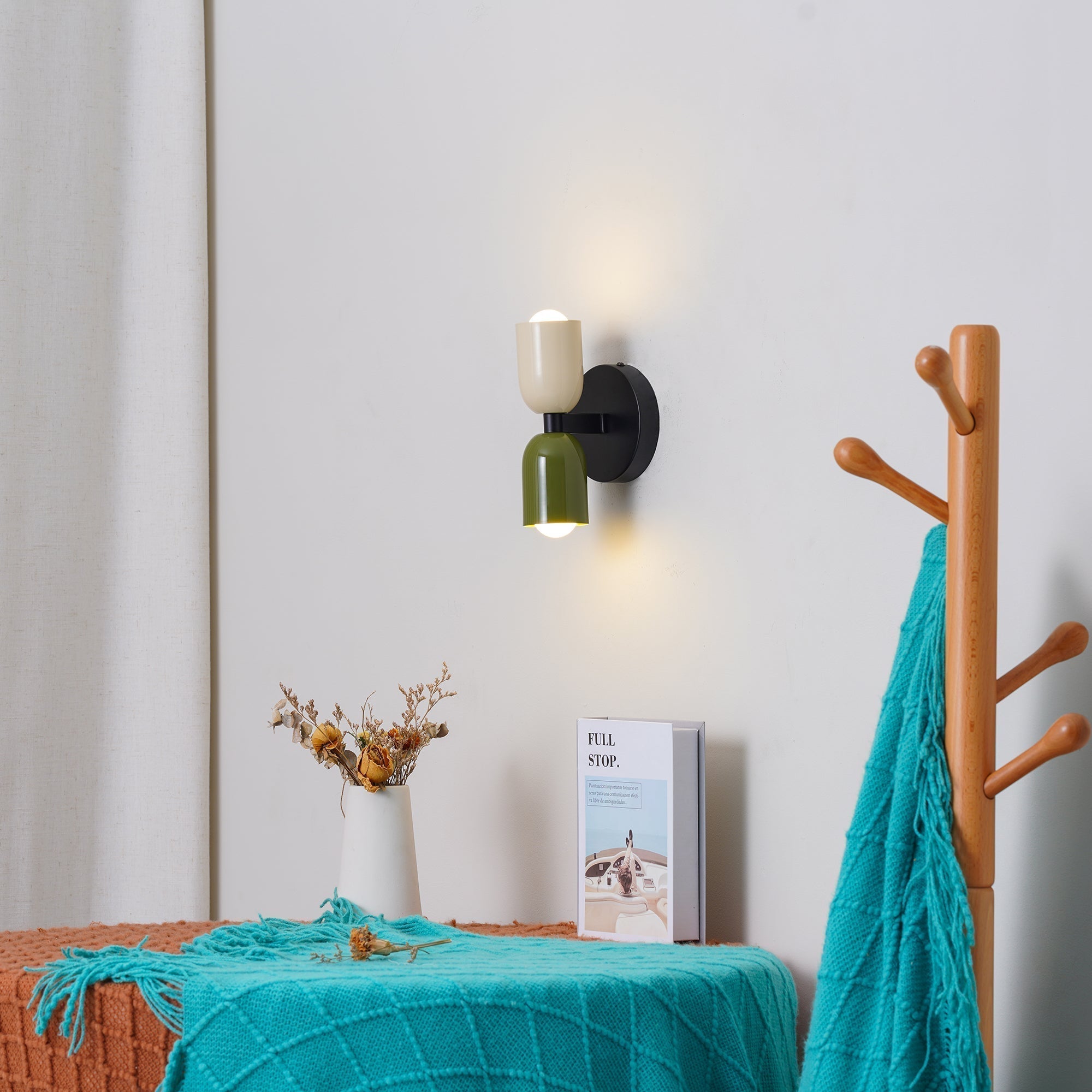 Nordic Wall Lamp | Colorful Macaron Design – Bedroom, Home Decor