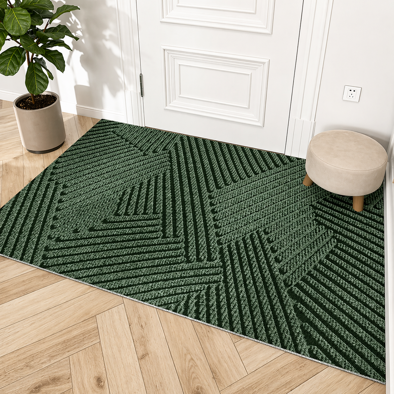Durable Non-Slip Door Mat | Modern Dirt-Resistant – Entryway, Home Decor