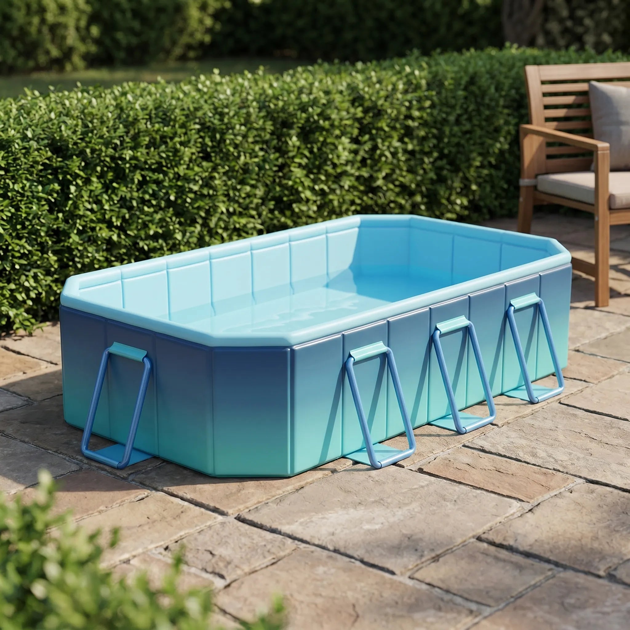 Foldable Children's Wading Pool – Summer Fun, Backyard Relaxation