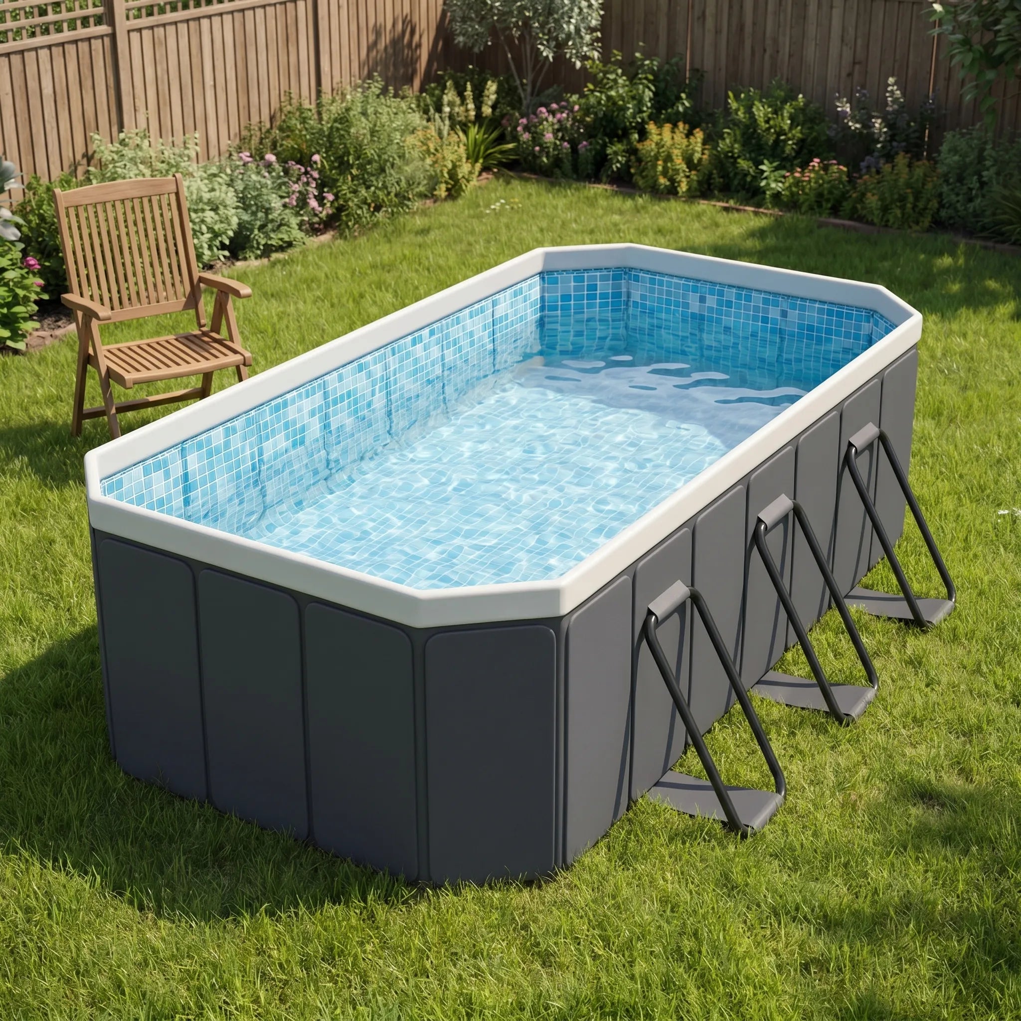 Foldable Children's Wading Pool – Summer Fun, Backyard Relaxation