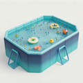 Foldable Children's Wading Pool – Summer Fun, Backyard Relaxation