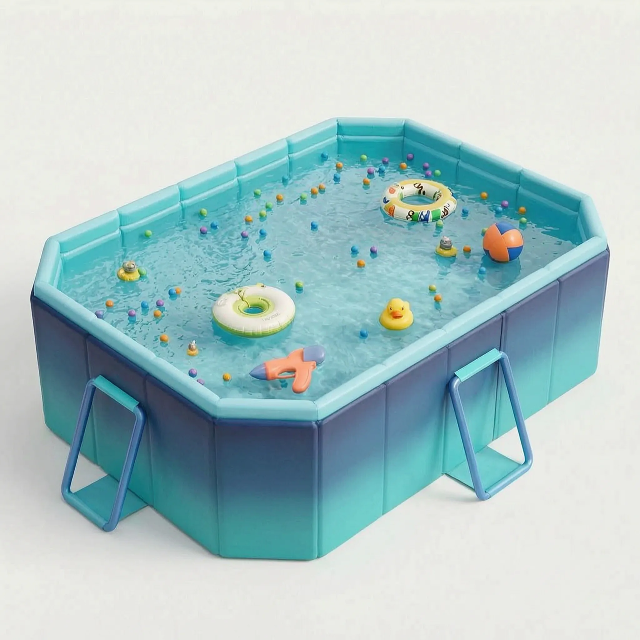 Foldable Children's Wading Pool – Summer Fun, Backyard Relaxation