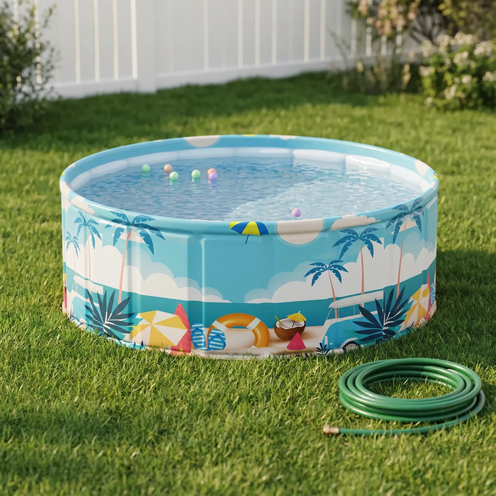Foldable Paddling Pool – Outdoor Fun, Summer Relaxation