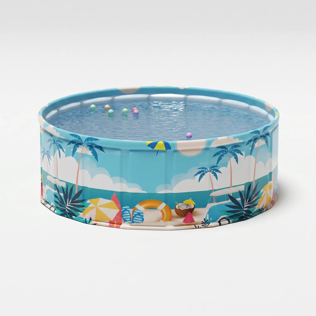 Foldable Paddling Pool – Outdoor Fun, Summer Relaxation
