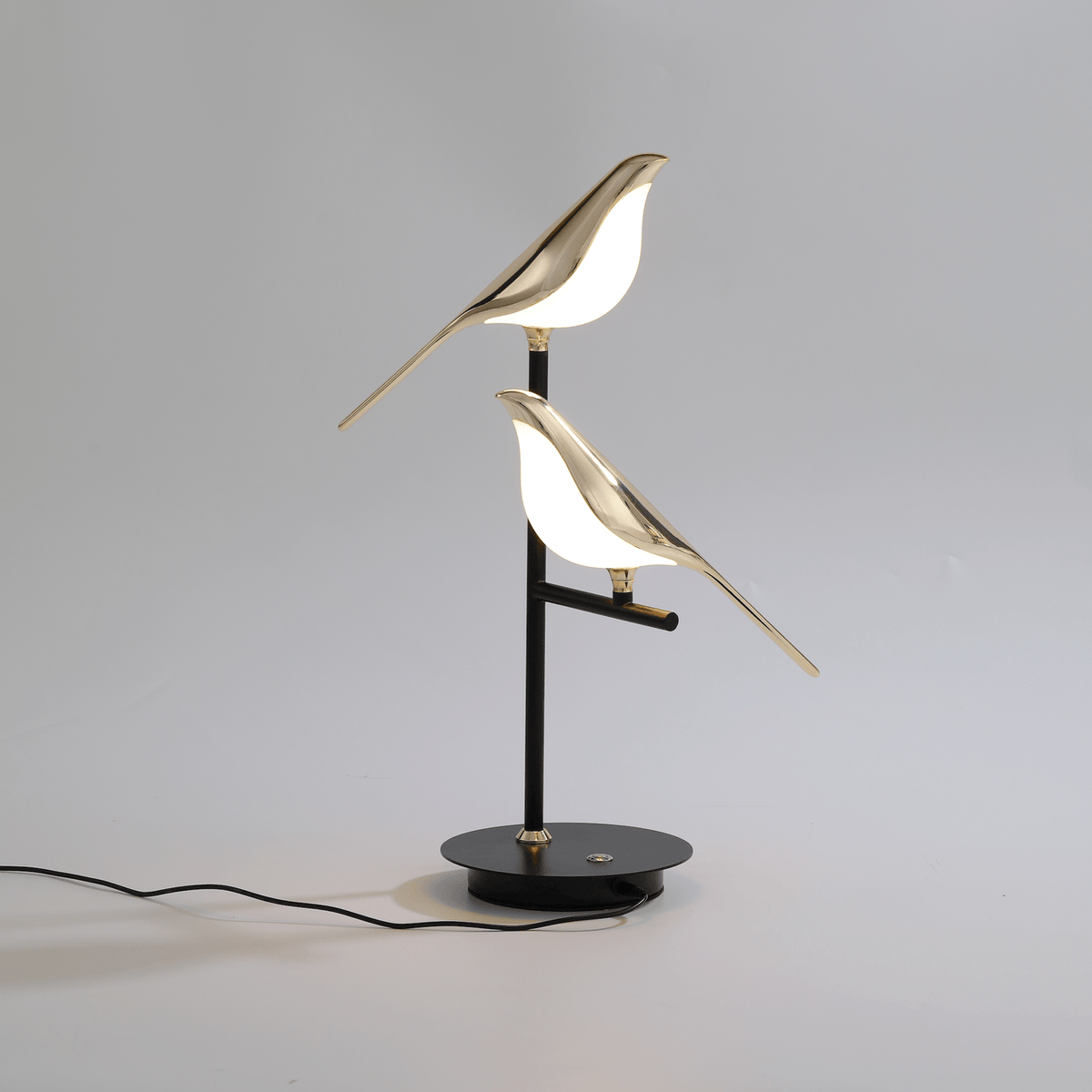 Golden Birdlight Wall Lamp | Modern LED Sconce – Home Decor, Ambient Lighting