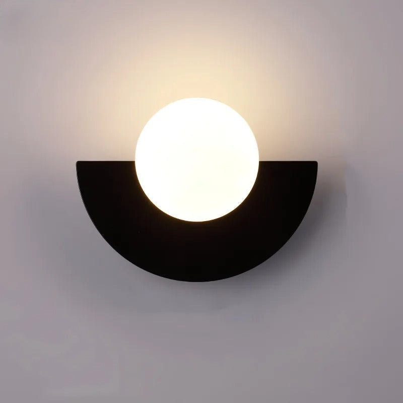 Semi-Circle Wall Lamp Minimalist – Modern Lighting for Home, Living Room