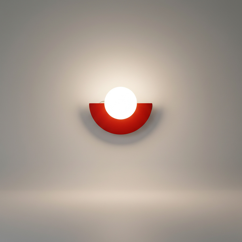 Semi-Circle Wall Lamp Minimalist – Modern Lighting for Home, Living Room