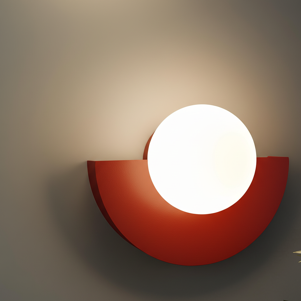 Semi-Circle Wall Lamp Minimalist – Modern Lighting for Home, Living Room