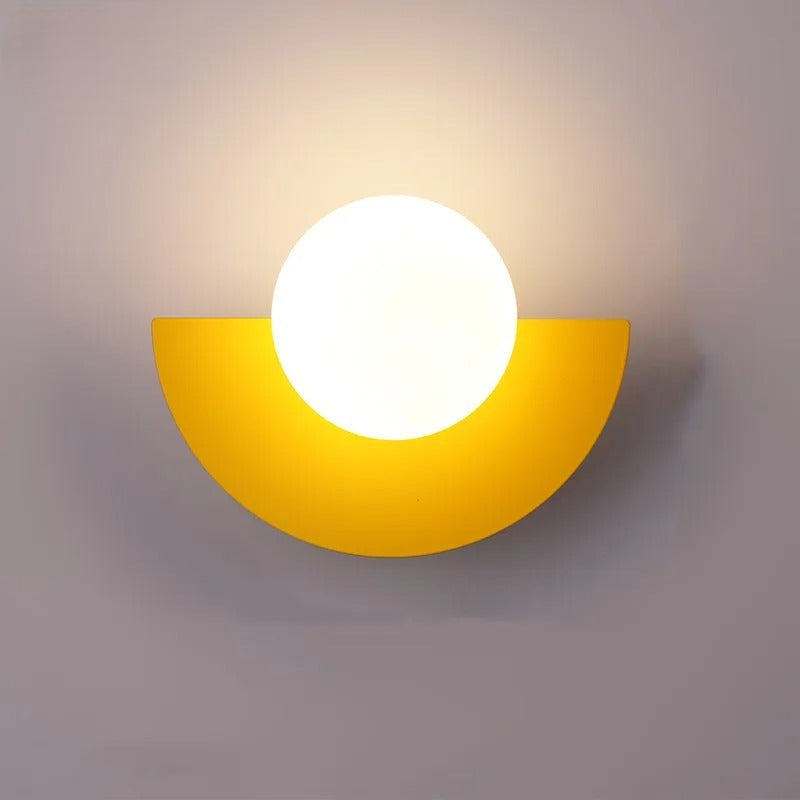 Semi-Circle Wall Lamp Minimalist – Modern Lighting for Home, Living Room