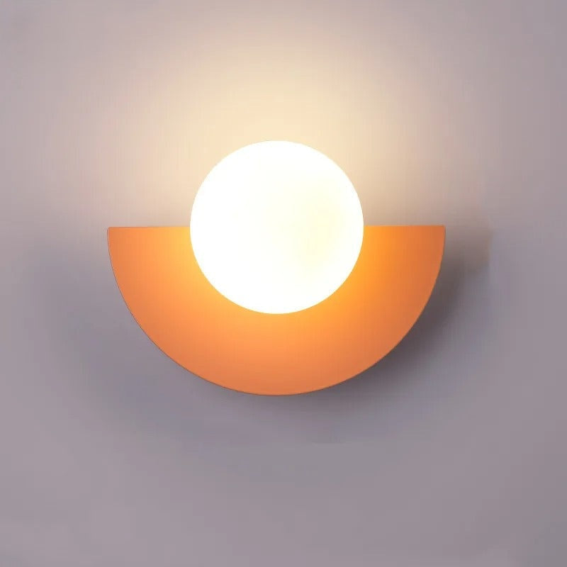 Semi-Circle Wall Lamp Minimalist – Modern Lighting for Home, Living Room