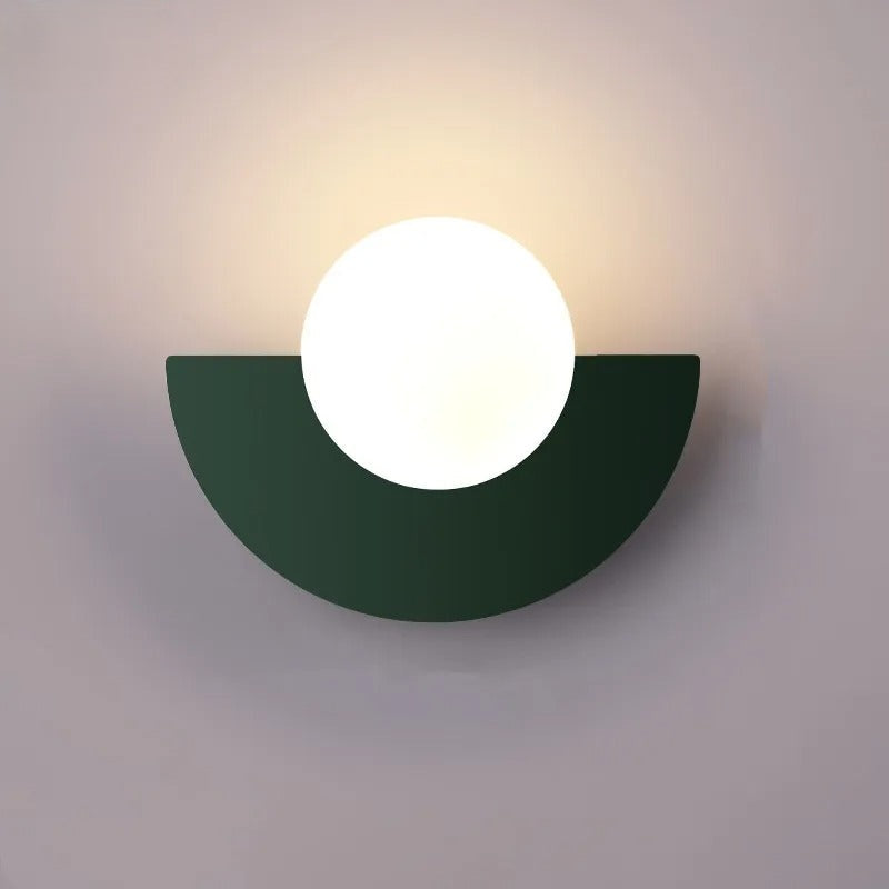 Semi-Circle Wall Lamp Minimalist – Modern Lighting for Home, Living Room