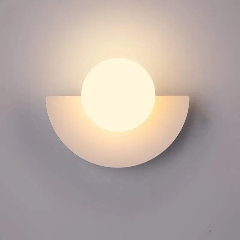 Semi-Circle Wall Lamp Minimalist – Modern Lighting for Home, Living Room