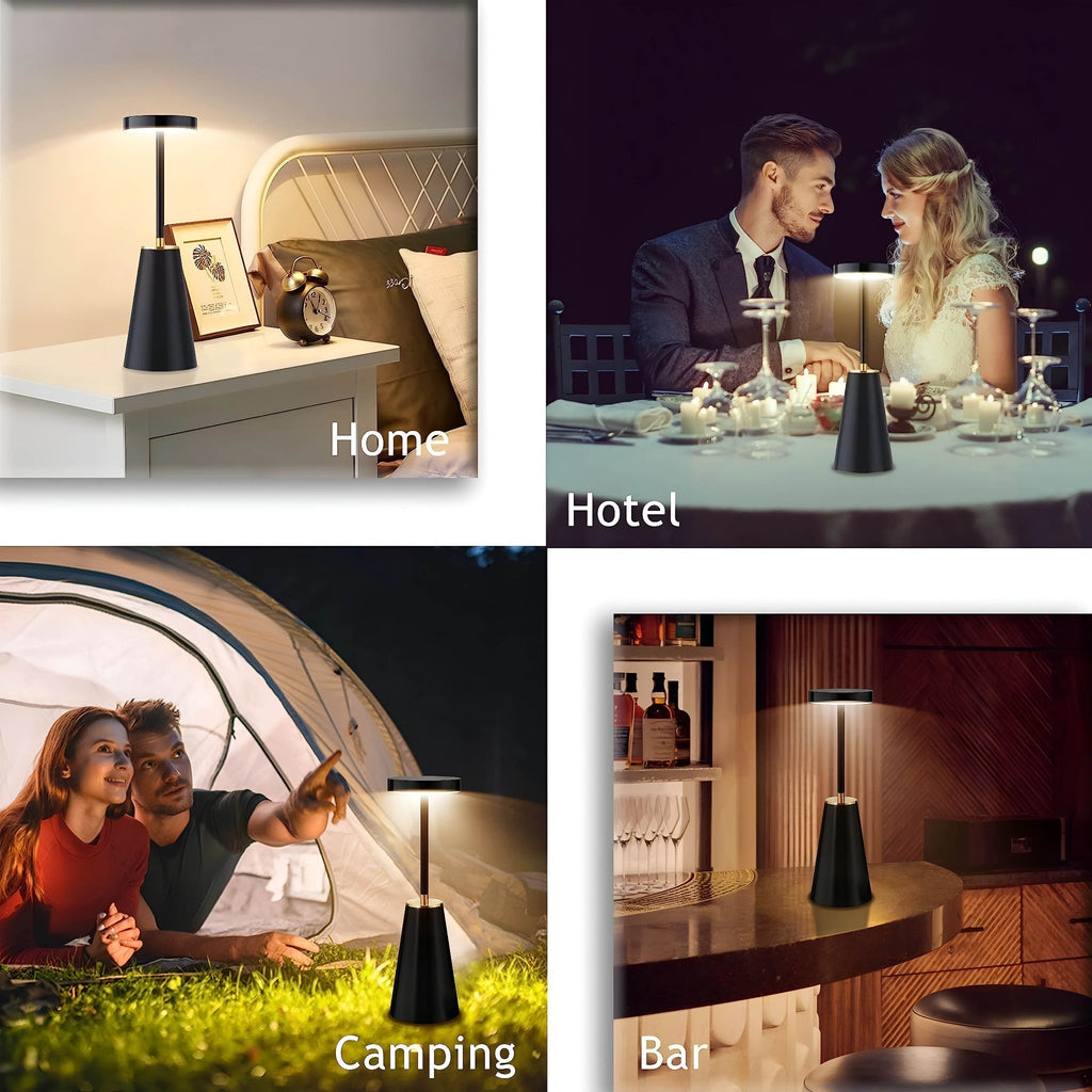 Sleek Wireless Rechargeable Table Lamp – Home Office, Gift