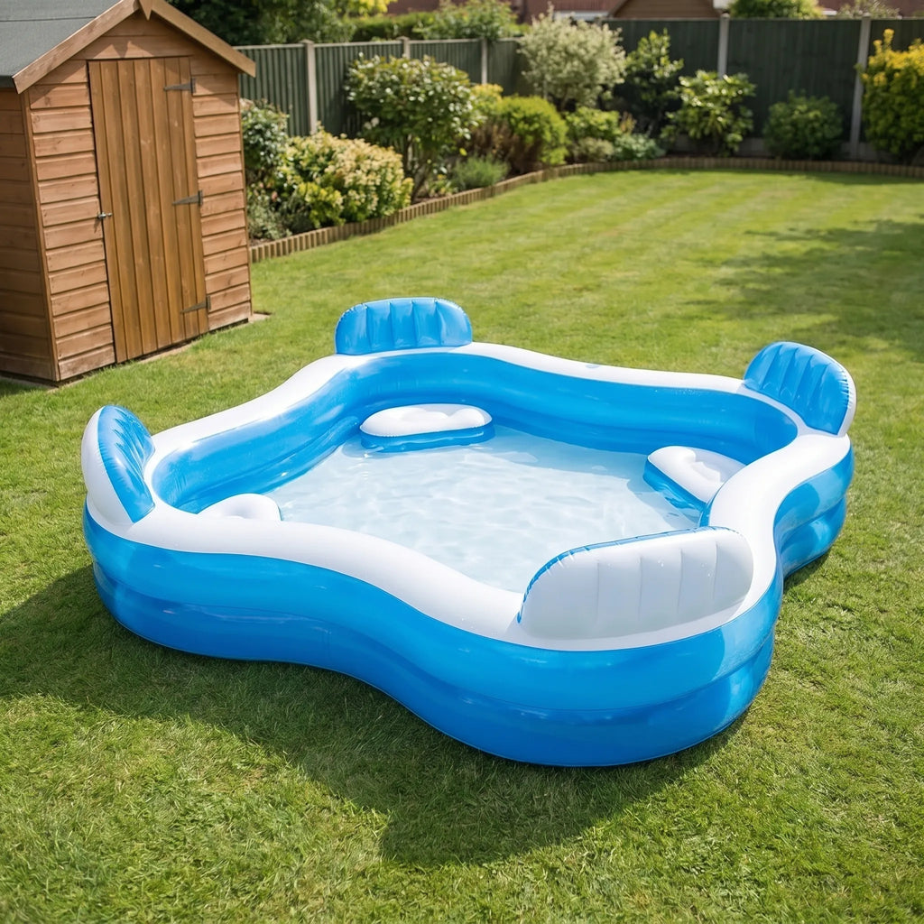 Inflatable Family Pool – Outdoor Fun, Summer Relaxation