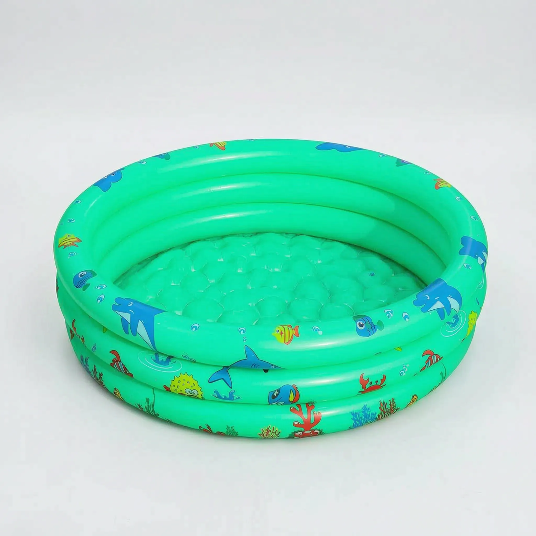 Inflatable Three-Ring Pool – Summer Fun, Backyard Relaxation