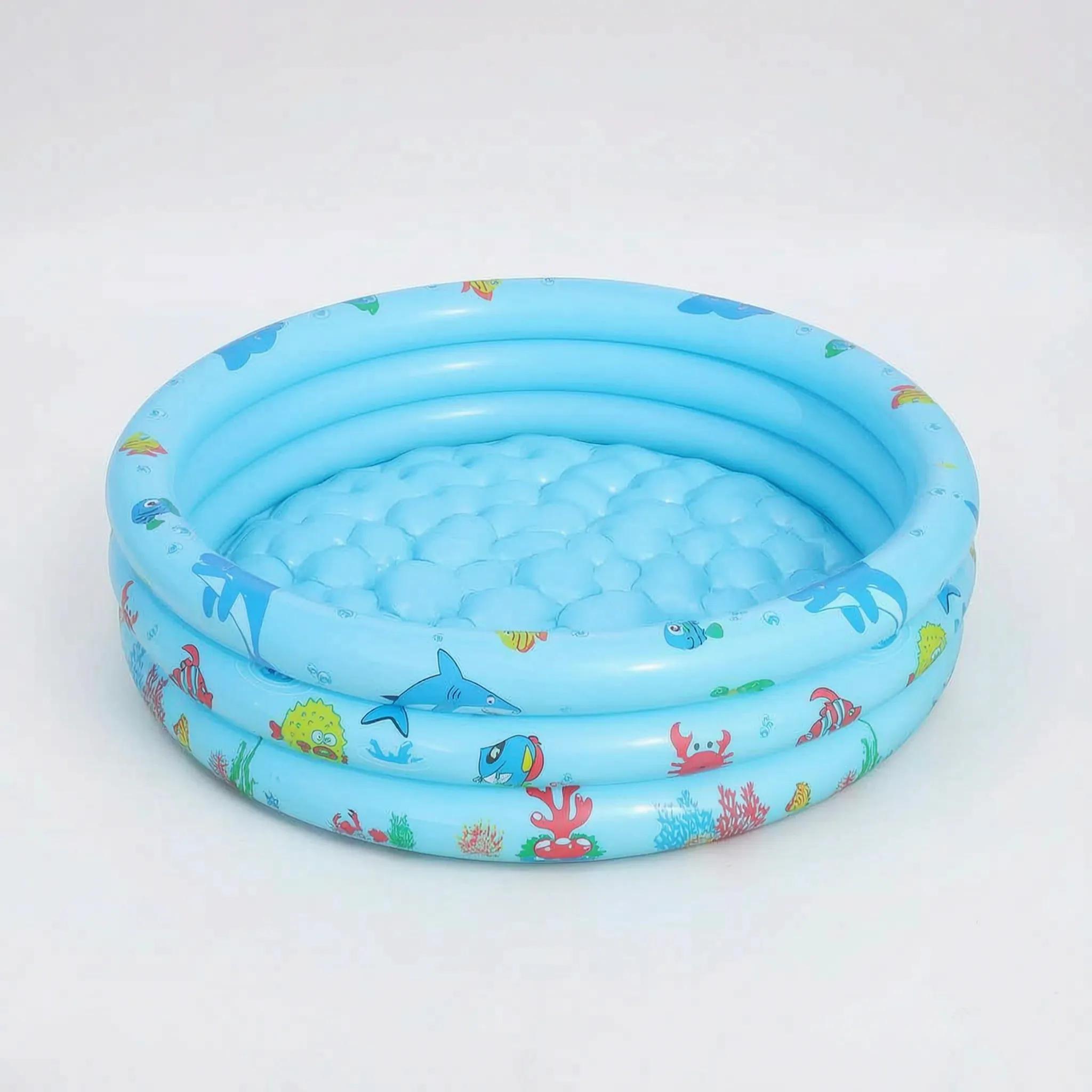 Inflatable Three-Ring Pool – Summer Fun, Backyard Relaxation