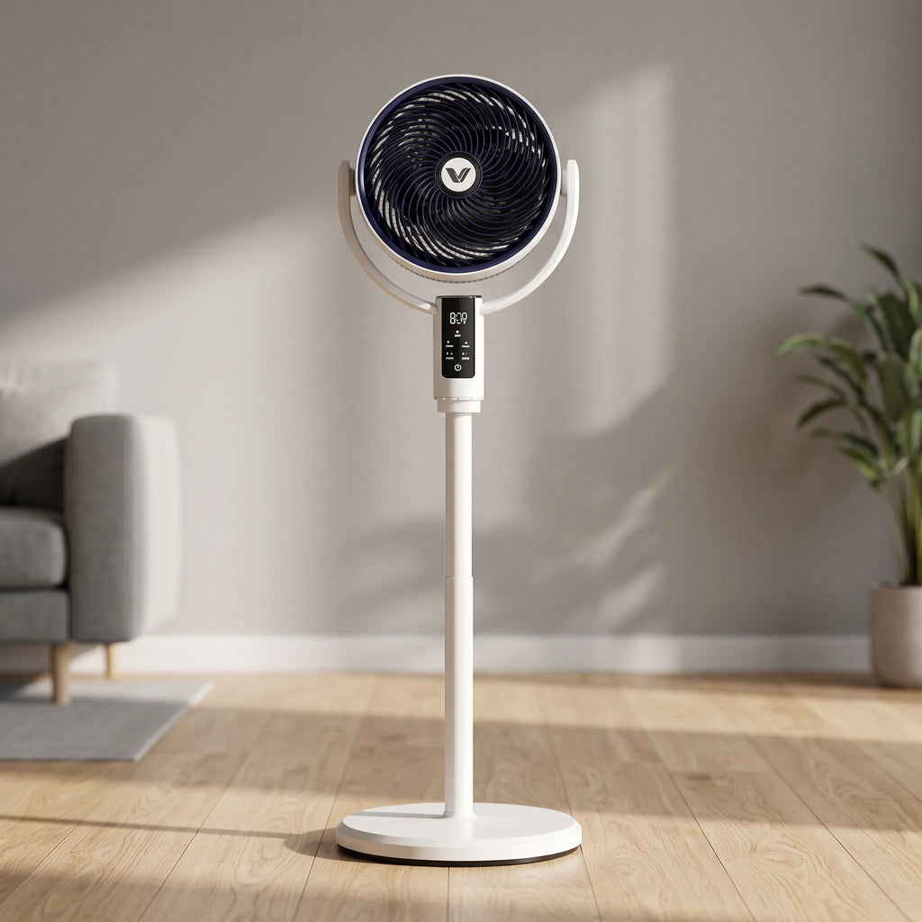 Modern Oscillating Floor Fan – Home Office, Gift