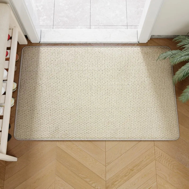 Faux Jute Outdoor Doormat | Durable Entrance Rug – Patio, Garden