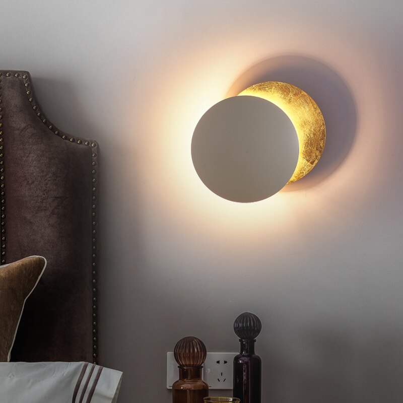 Lunaris Wall Light | Modern Design Solar Eclipse Inspired Sconce – Home Decor, Ambient Lighting