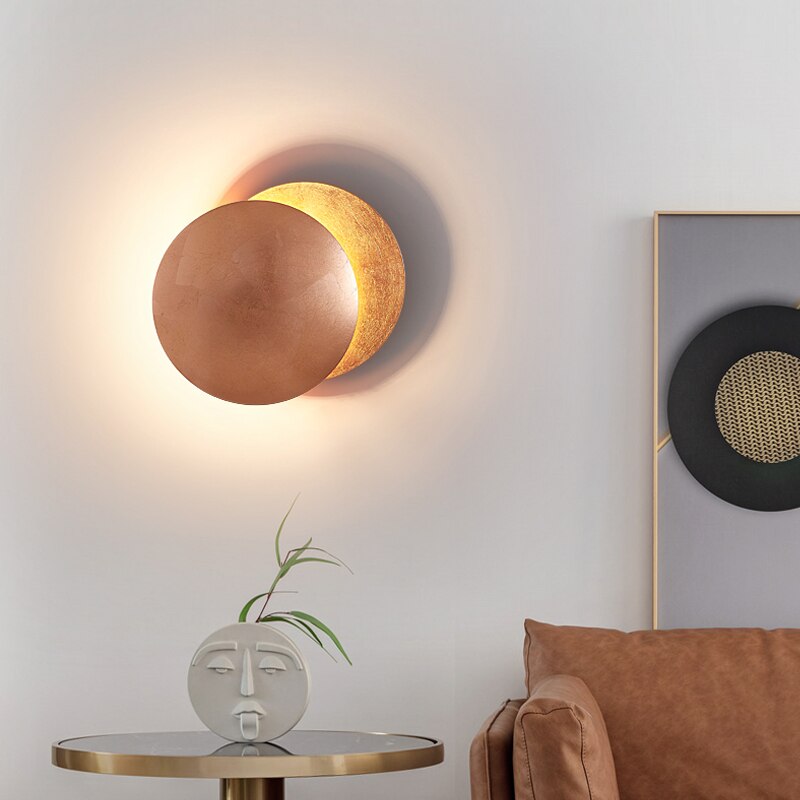 Lunaris Wall Light | Modern Design Solar Eclipse Inspired Sconce – Home Decor, Ambient Lighting