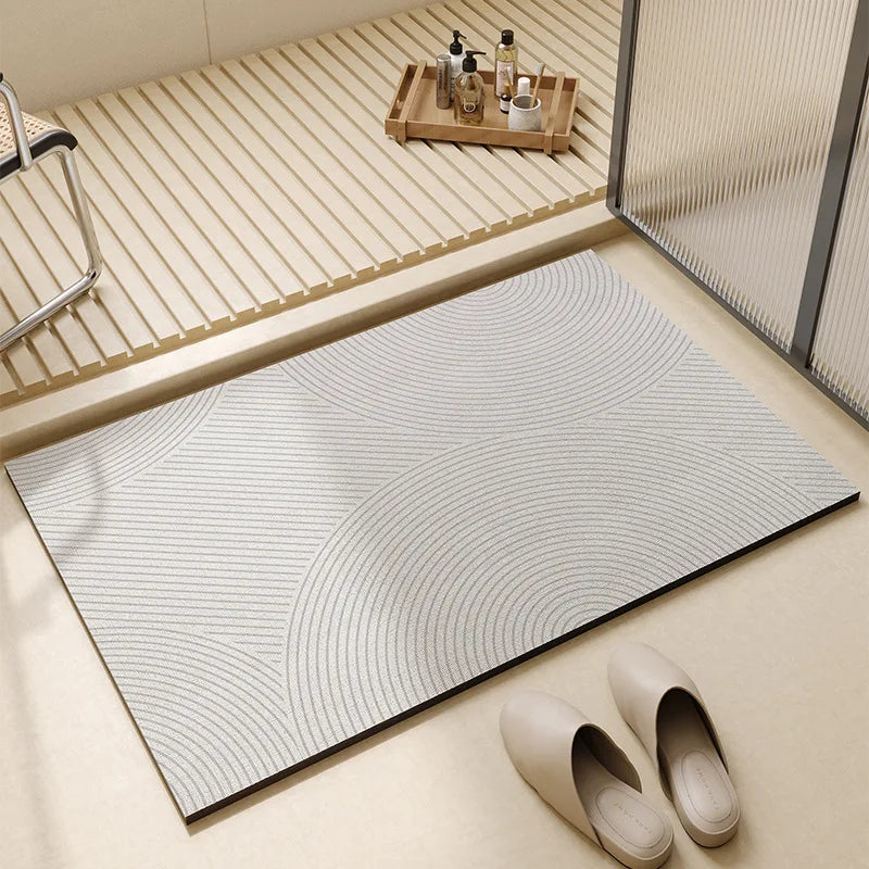 Super Absorbent Bath Mat | Quick-Dry Non-Slip – Bathroom, Home Decor