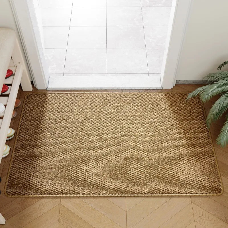 Faux Jute Outdoor Doormat | Durable Entrance Rug – Patio, Garden