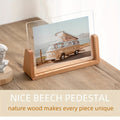 U-Shaped Acrylic & Wood Photo Frame | Modern Minimalist Design – Home Decor, Gift