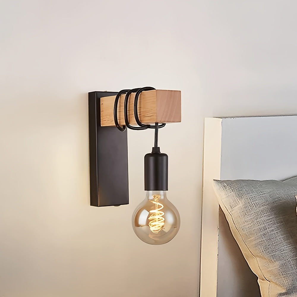 Modern Industrial Wall Sconce E27 Base Metal Finish – Home Decor, Lighting Solution