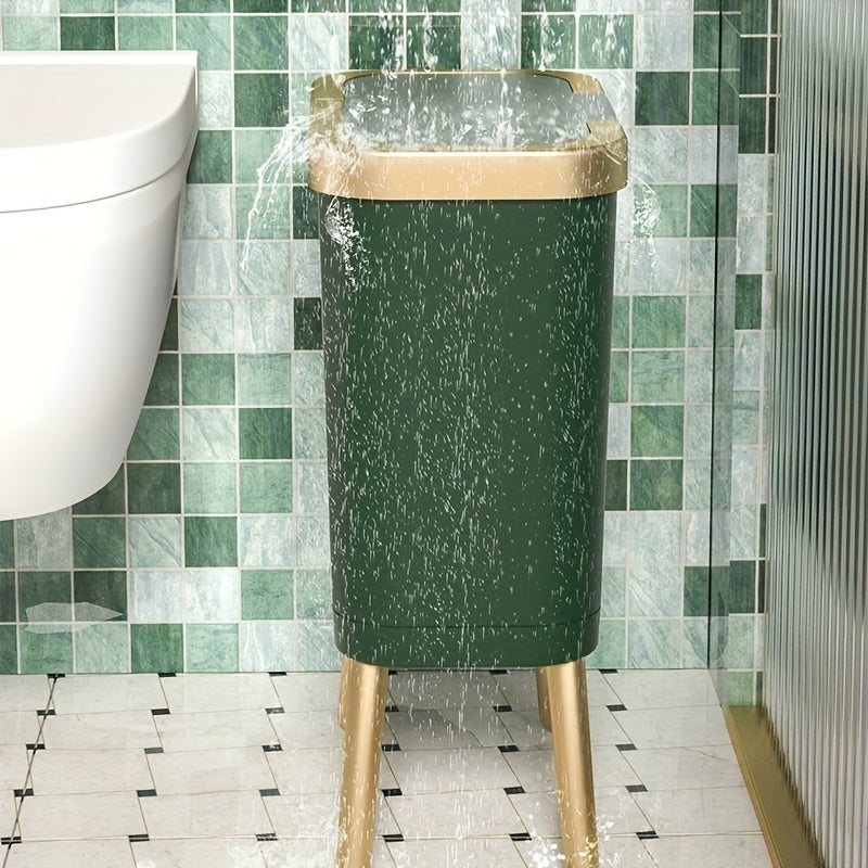 15L Odour-Sealing Trash Can with Elevated Legs – Kitchen, Living Room