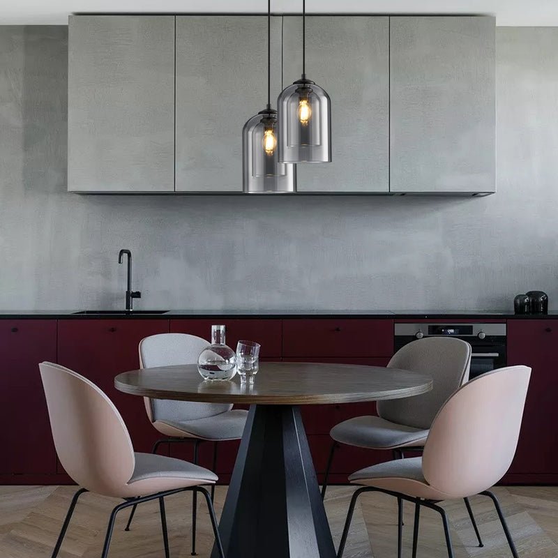 Stylish Double Glass Pendant Light – Home Decor, Modern Lighting