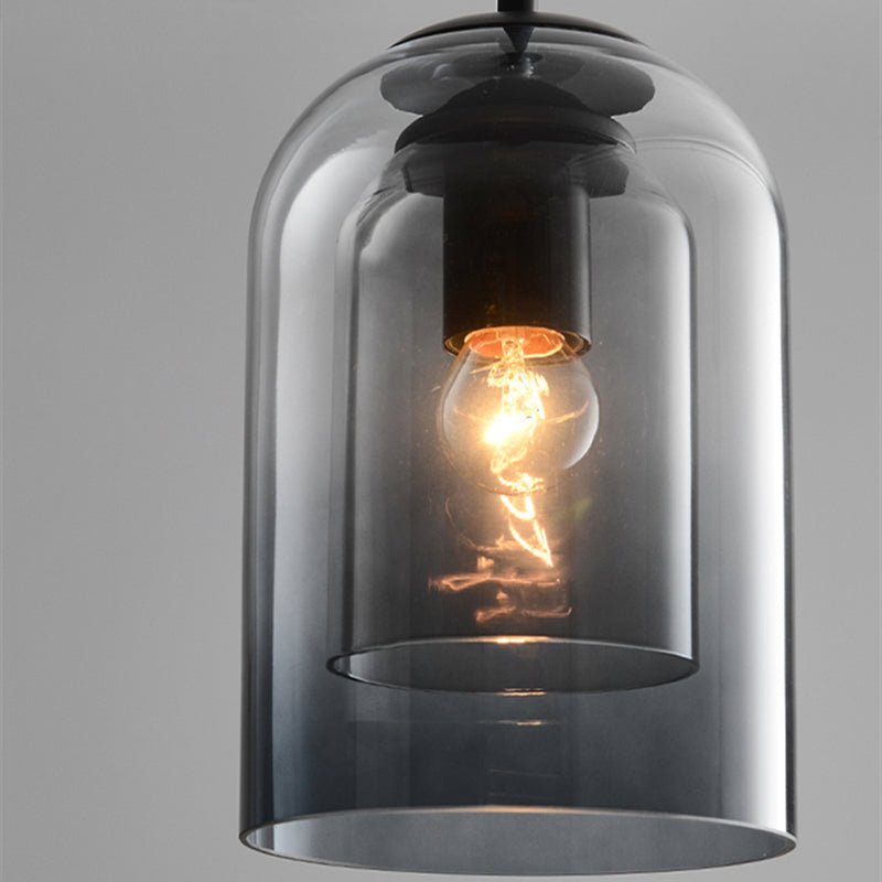Stylish Double Glass Pendant Light – Home Decor, Modern Lighting