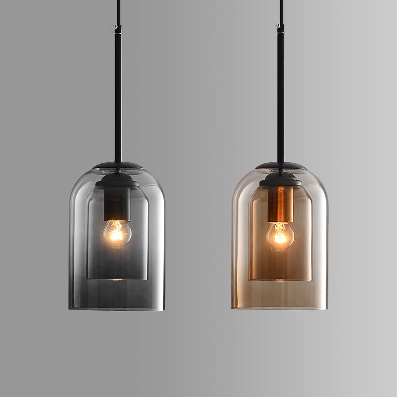 Stylish Double Glass Pendant Light – Home Decor, Modern Lighting