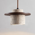 Travertine Pendant Light – Natural Stone, Luxury Design – Home, Dining