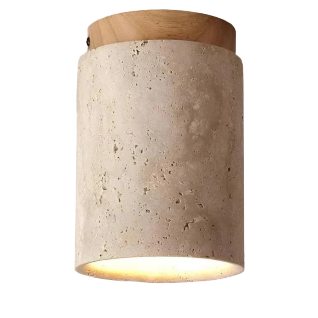 Runde Japanische Deckenlampe – Zen-Stil, Wohnraum, Geschenk