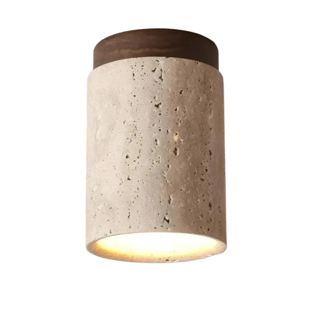 Runde Japanische Deckenlampe – Zen-Stil, Wohnraum, Geschenk